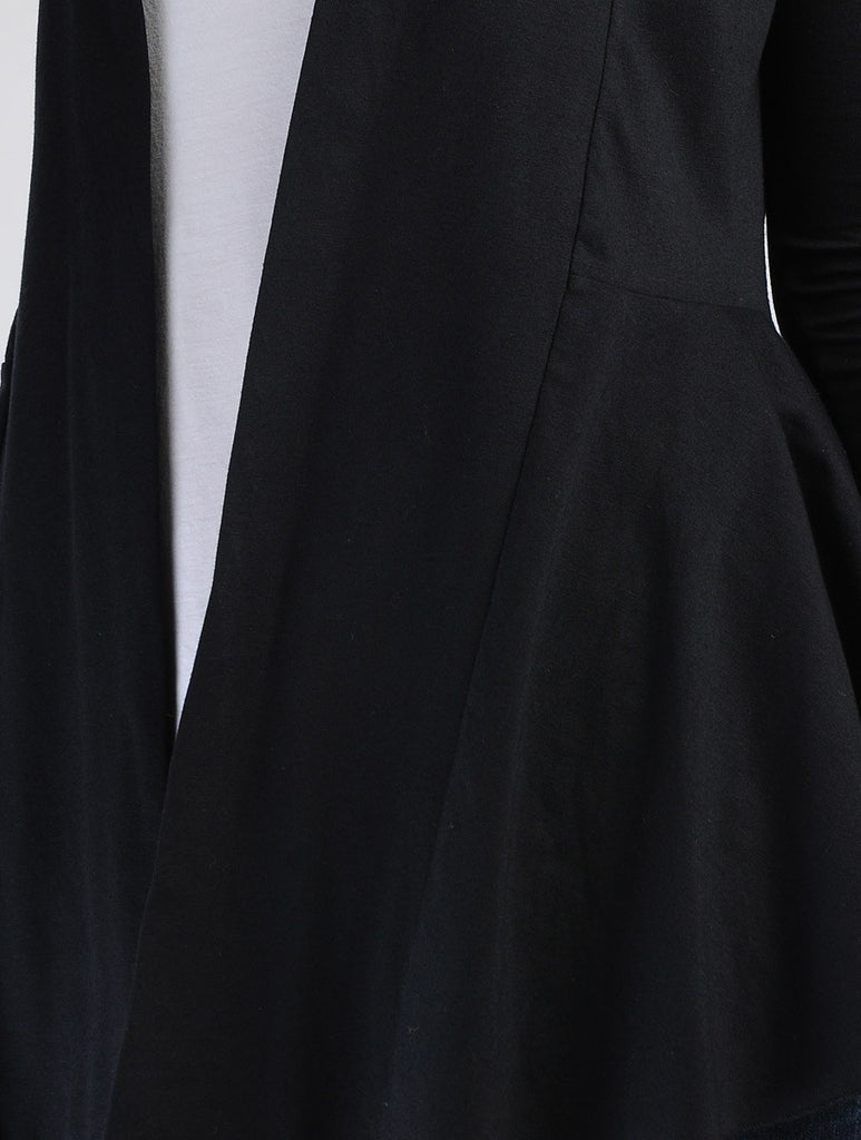 Black Full Sleeve Cotton Wrap