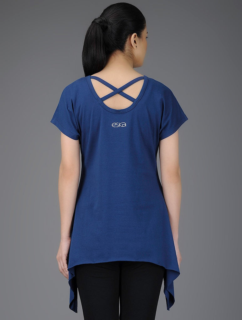 Frangipani Waves Crossback Tunic