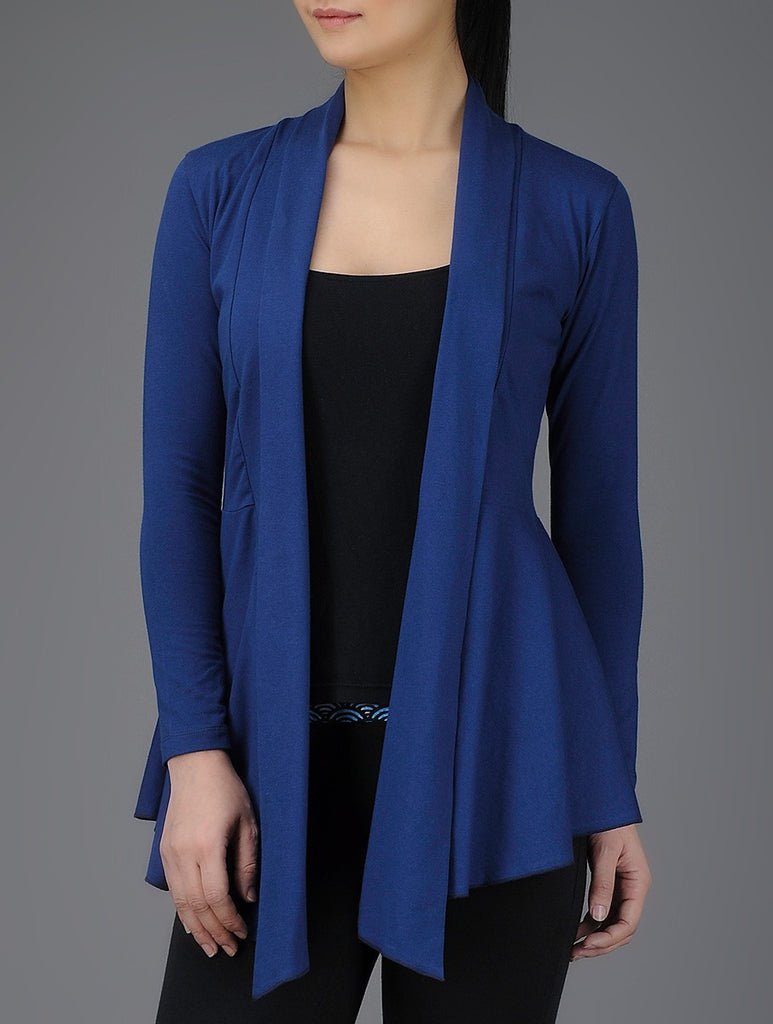Blue Full Sleeve Cotton Wrap