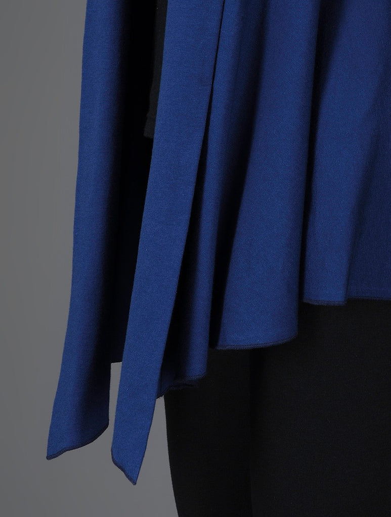 Blue Full Sleeve Cotton Wrap