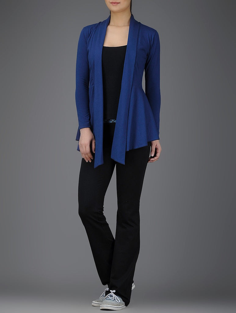 Blue Full Sleeve Cotton Wrap