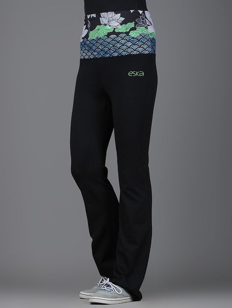 Lotus Waves Rollover Track Pants
