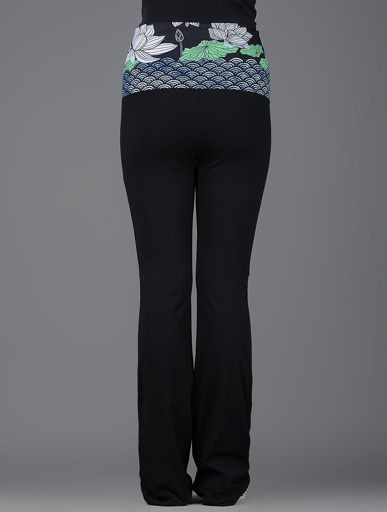 Lotus Waves Rollover Track Pants