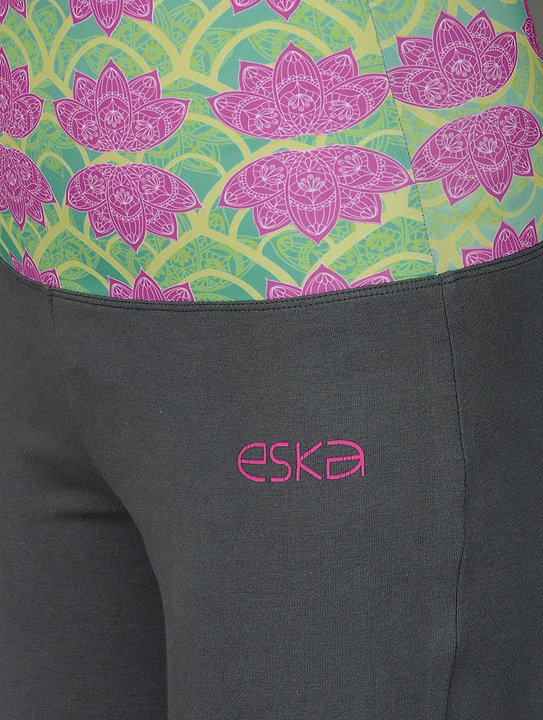 Bloom Grey Rollover Track Pants