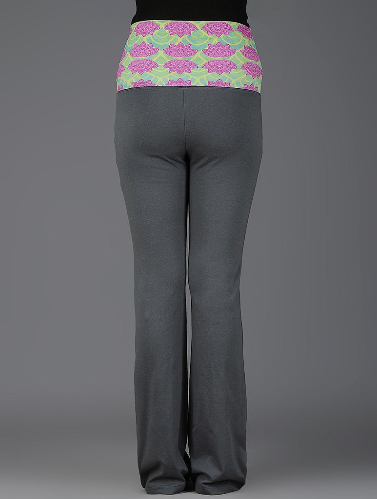 Bloom Grey Rollover Track Pants