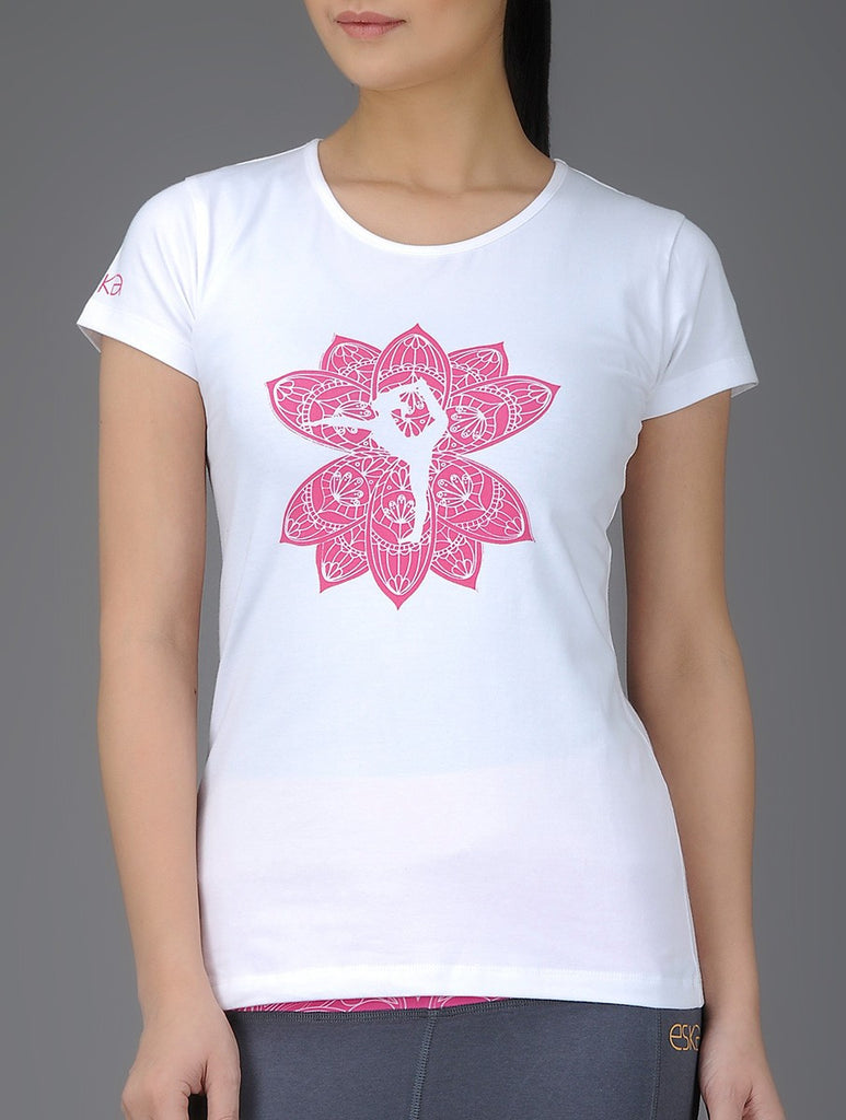 Bloom Ivory Yoga Top